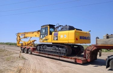 Фото: https://t.me/citykharkivua Япония передала Харькову спецтехнику для переработки отходов разрушенных домов