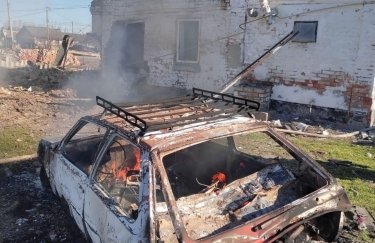 Последствия вражеских обстрелов Никопольского района. Фото: Сергей Лысак Никополь, Днепропетровская область